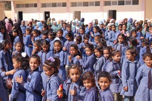 IRD establishes community groups in Jordan to support their local schools and promote women's education, including this girls school in Wadi Rum. [Source: flickr, IRD]